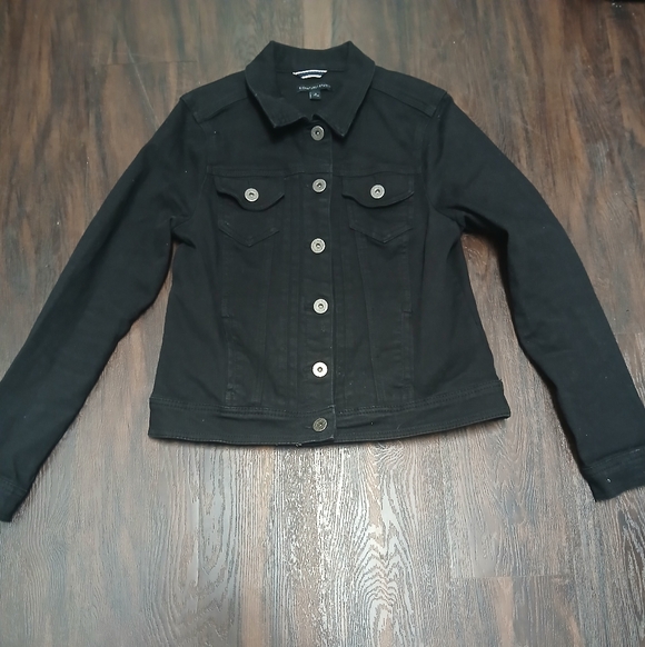 Signature Studio Black Denim Jacket - Picture 3 of 6